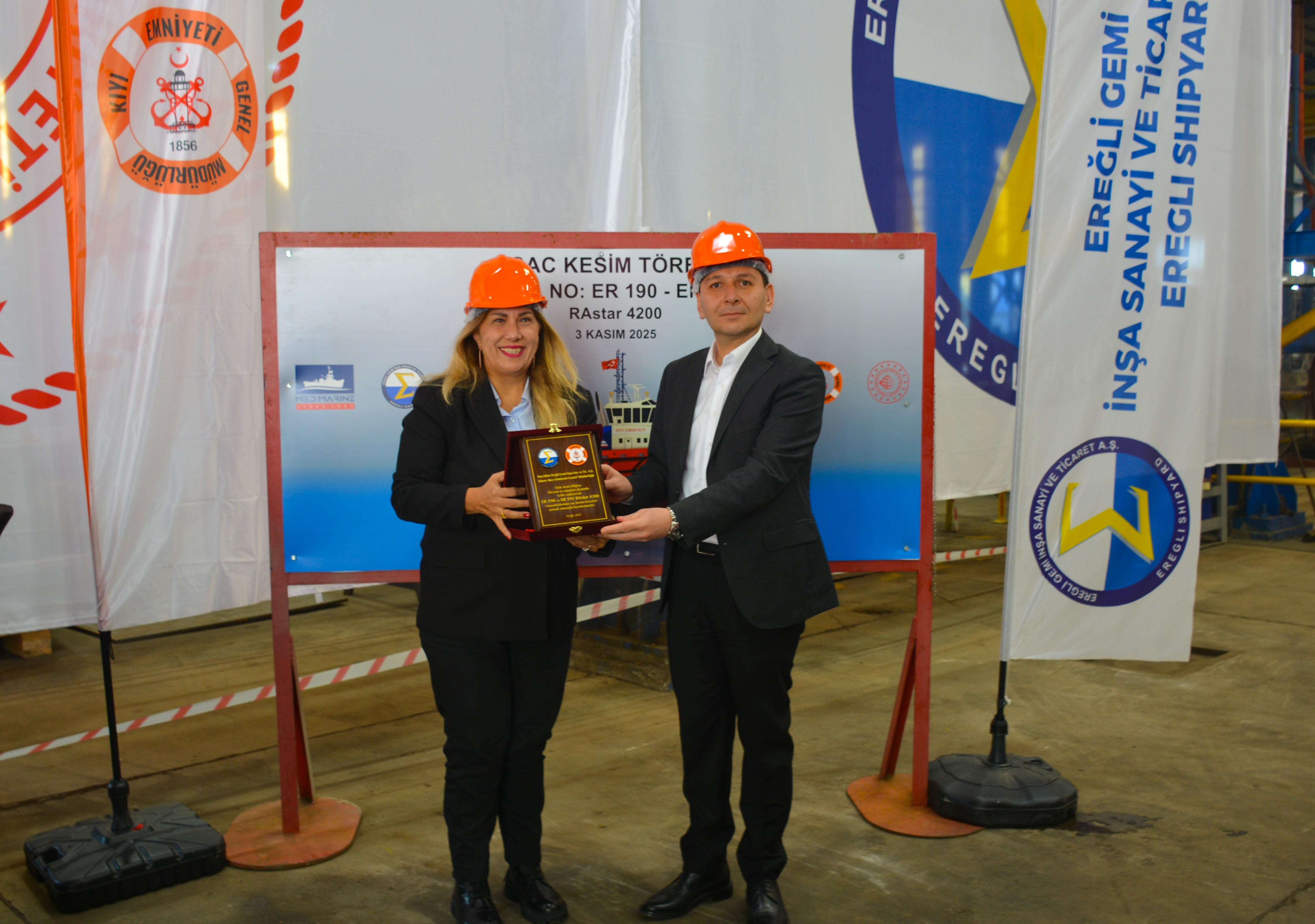 A SYMBOL OF STRENGTH AND SAFETY AT SEA: EREGLI SHIPYARD BEGINS THE CONSTRUCTION OF TÜRKİYE’S MOST POWERFUL ESCORT TUGS FOR THE GENERAL DIRECTORATE OF COASTAL SAFETY