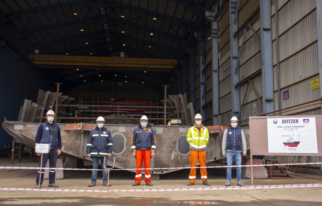Med Marine Held Keel-Laying Ceremony for Svitzer’s Ice Breaking Tugs.