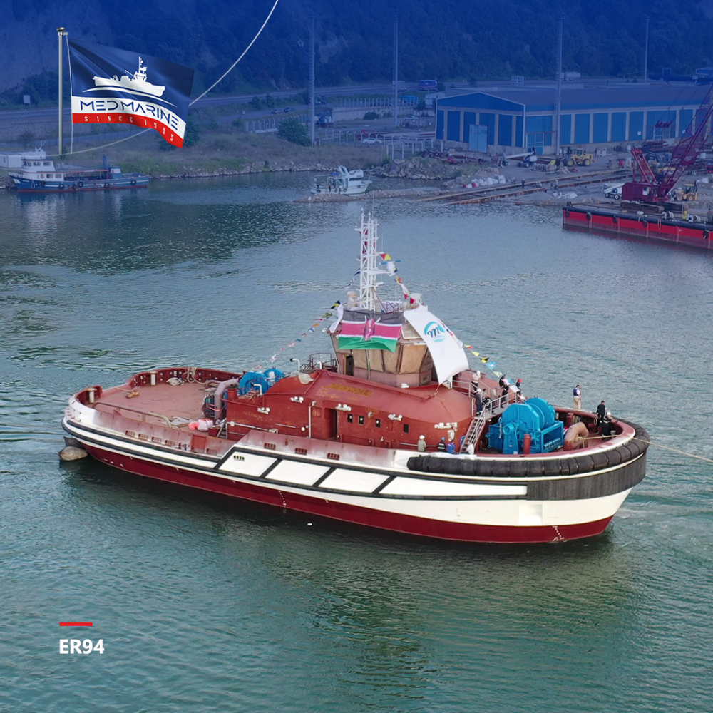 Med Marine Launched 120 TBP Tug Built for Kenya Ports Authority