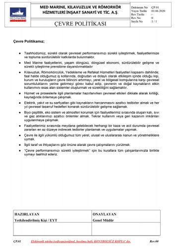Çevre Politikası