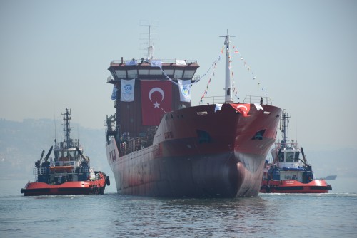 8400DWT Chemical Tanker Med Tuncer was Successfully Launched.