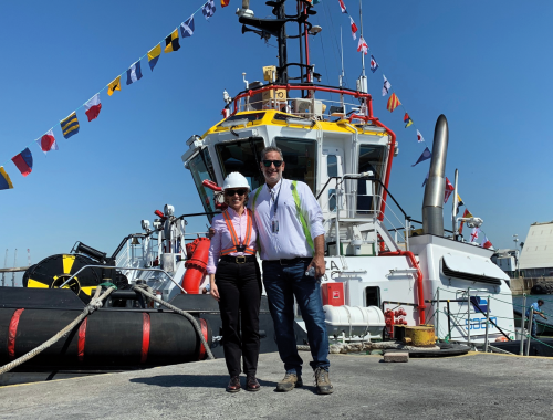 Inaugural Ceremony for the Tugboat SAAM Itza was Held in Guatemala