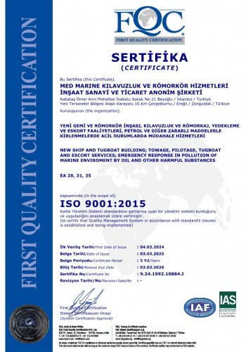 Integrated Management Certificates