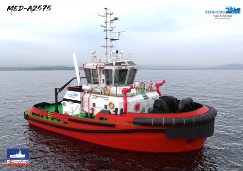 Med Marine and Vernicos Scafi Signed A Contract for the Construction of a Harbour Tug