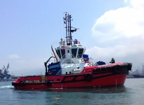 Med Marine Delivers a New 2350 ASD Tugboat to its Harbour Fleet.