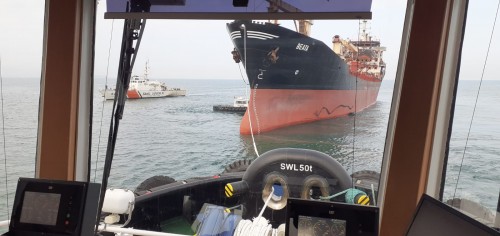Med Marine Safely Towed BEATE Ship Into Unye Shipyard