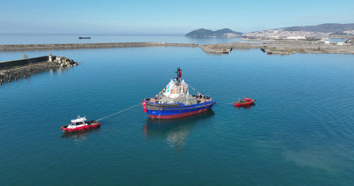 Med Marine Successfully Completed The Launch Of The Celtic Treaty Escort Capability Tugboat Built For Irish Mainport Holdings